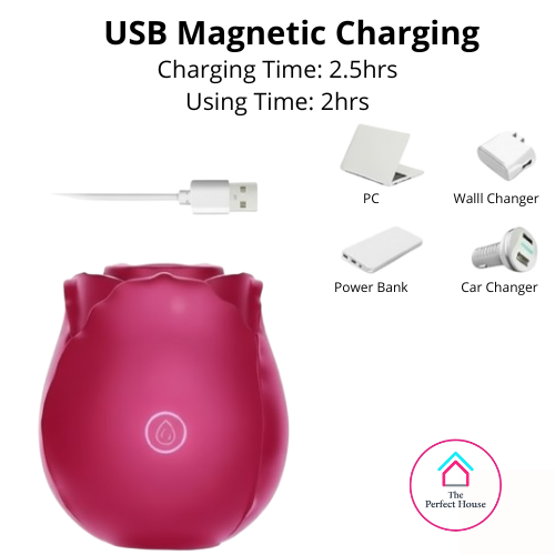 TPH Premium Flower – Vibrator Clit & Nipple Stimulator - 9 Licking Modes