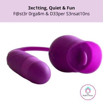 TPH Supreme Flower - L1ck1ng V1brat0r -  Cl1toral St1mulator Massager - D1ld0