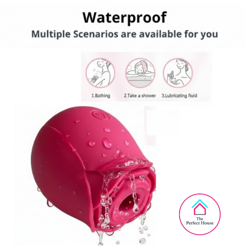 TPH Premium Flower – Vibrator Clit & Nipple Stimulator - 9 Licking Modes